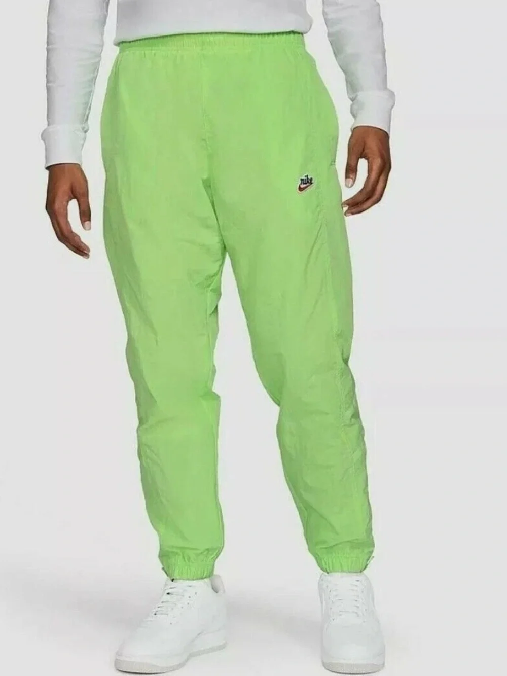Nike Sportswear Heritage Windrunner Mens Woven Pants Key Lime Size M